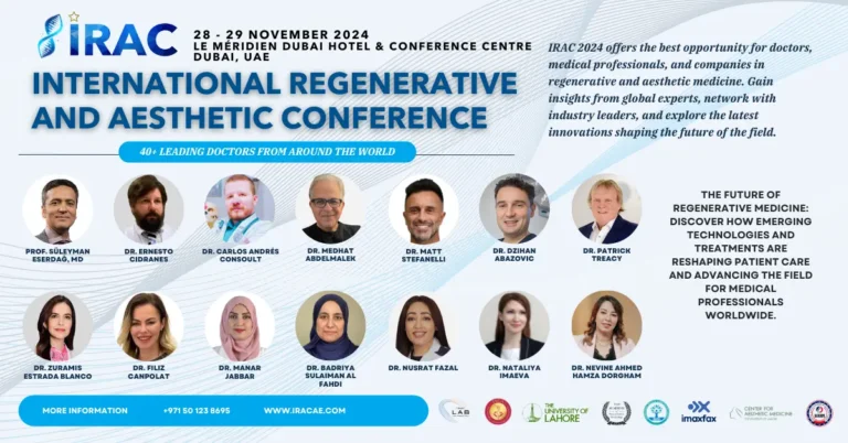 International Regenerative AND AESTHETIC CONFERENCE banner-2024